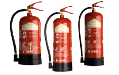 The Alpha-Tech Fire range of foam spray extinguishers are suitable for Class A and B type fires
