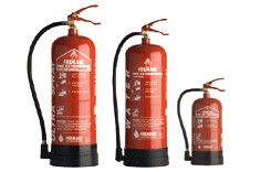 The Alpha-Tech Fire range of water extinguishers are suitable for Class A type fires